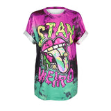 Summer Style Black Cat Tshirt Women