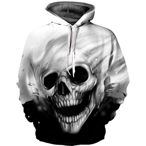 Newest Skull Print 3D Hooded sweatshirt