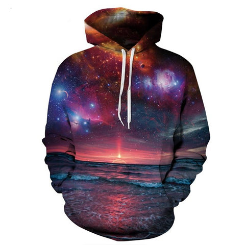 Sunset Galaxy Punk Sweatshirt