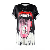 3d Print Mouth Design Tshirts